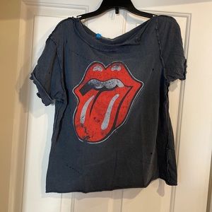 Amplified Rolling Stones Tee - distressed